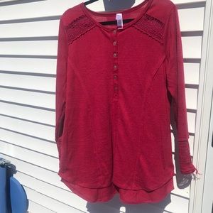 🦋 brick colored tunic